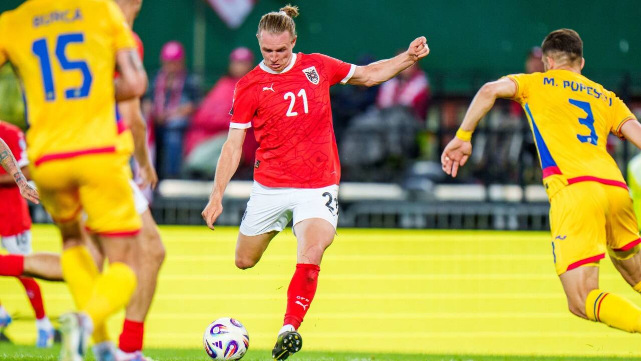 Patrick Wimmer hat mit Österreich die WM 2026 fest im Visier. Patrick Wimmer hat mit Österreich die WM 2026 fest im Visier.