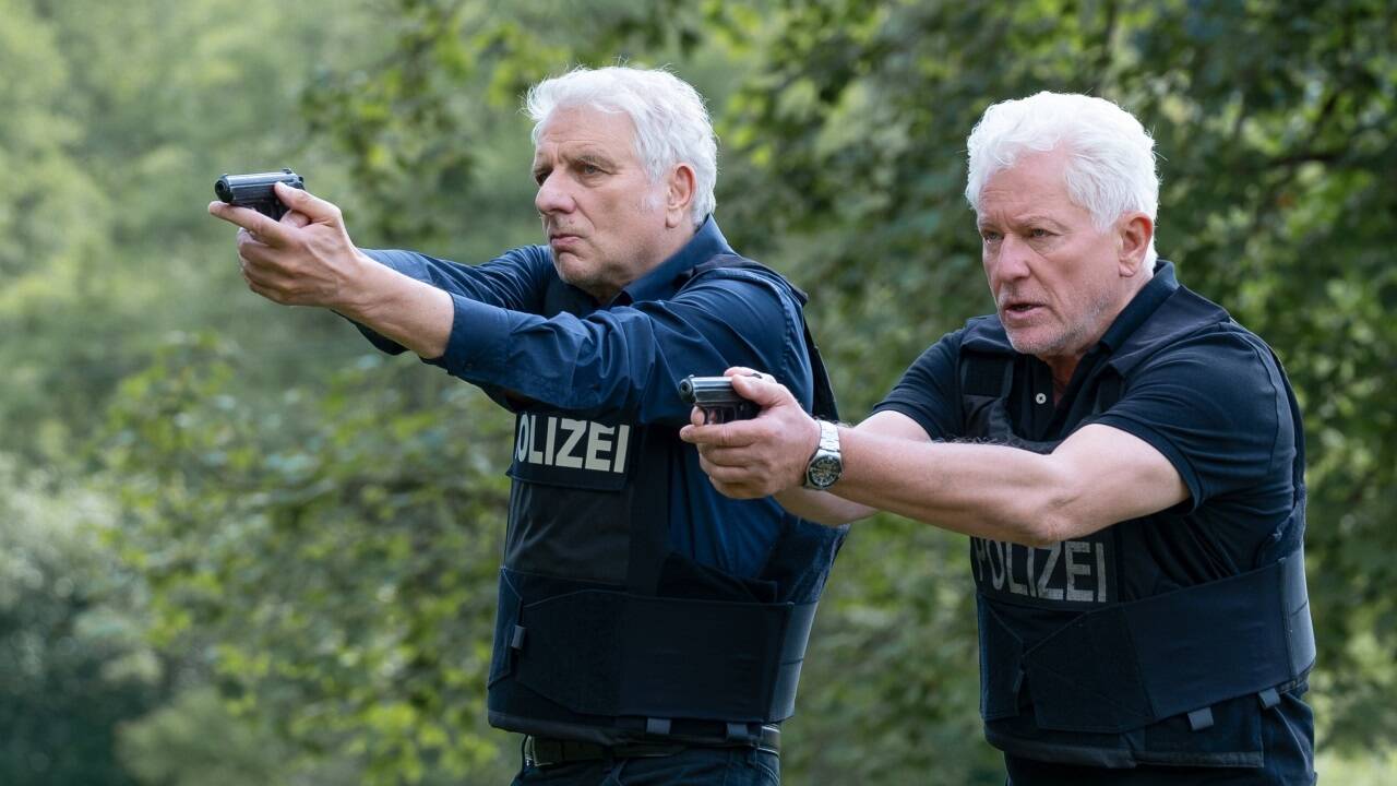 Franz Leitmayr (Udo Wachtveitl) und Ivo Batic (Miroslav Nemec). 