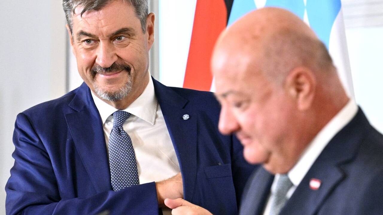 Bei seinem Besuch in Wien bei Bundeskanzler Christian Stocker hatte Bayerns Ministerpräsident Markus Söder am Donnerstag gut lachen. 