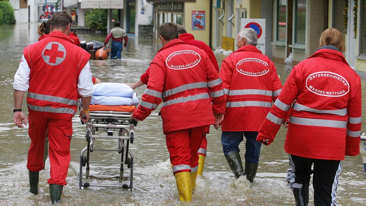 Bilder von 2005: Die Patienten wurden in andere Spitäler gebracht.  