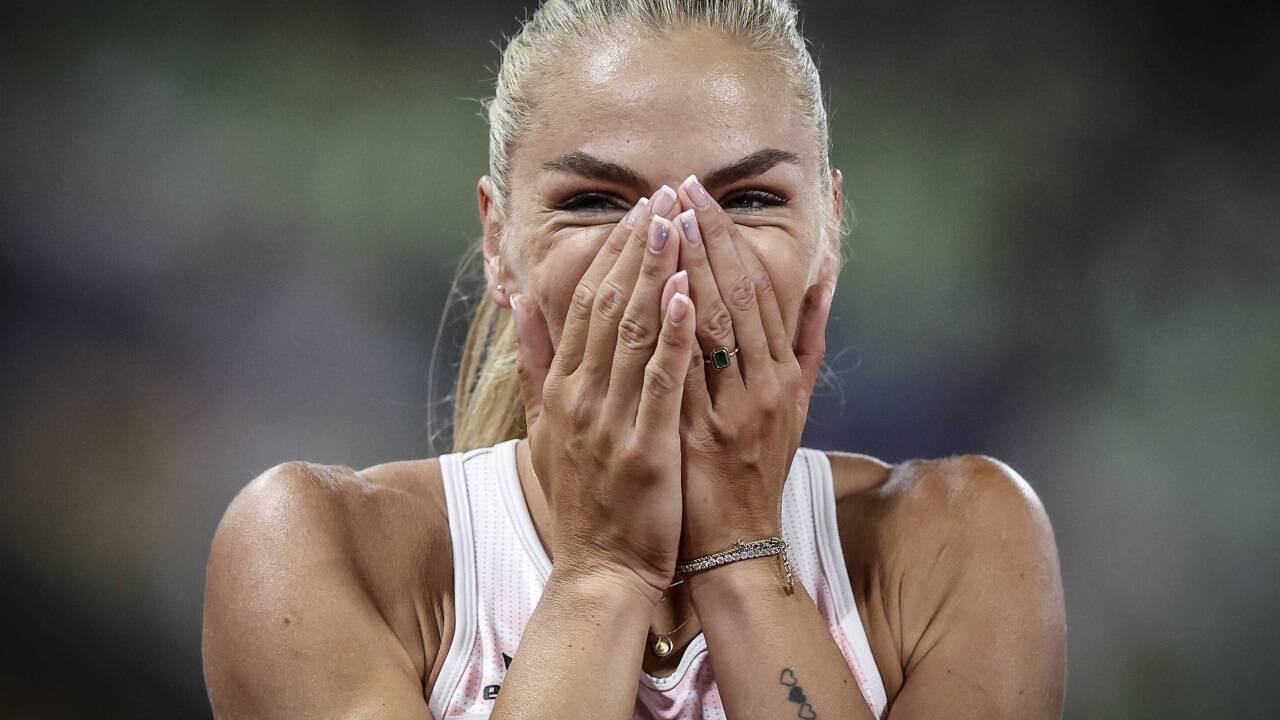 Ivona Dadic überglücklich.  