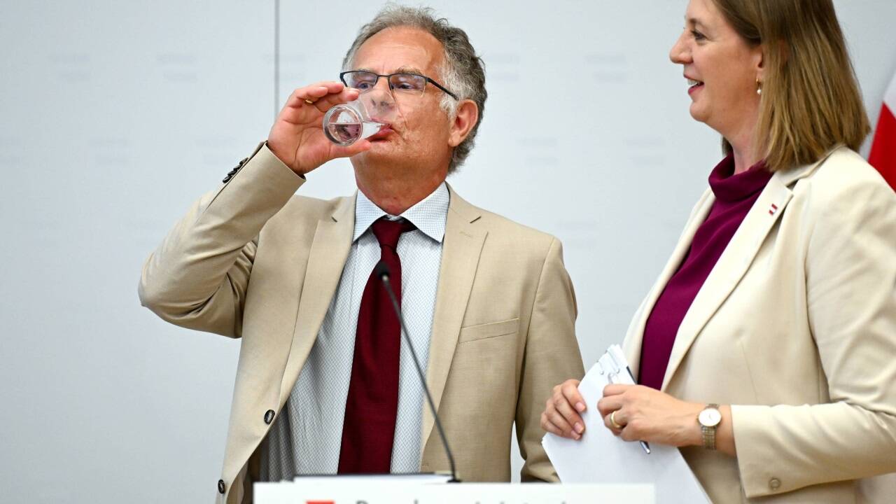 Finanzminister Markus Marterbauer (SPÖ) und Staatssekretärin Barbara Eibinger-Miedl (ÖVP). 