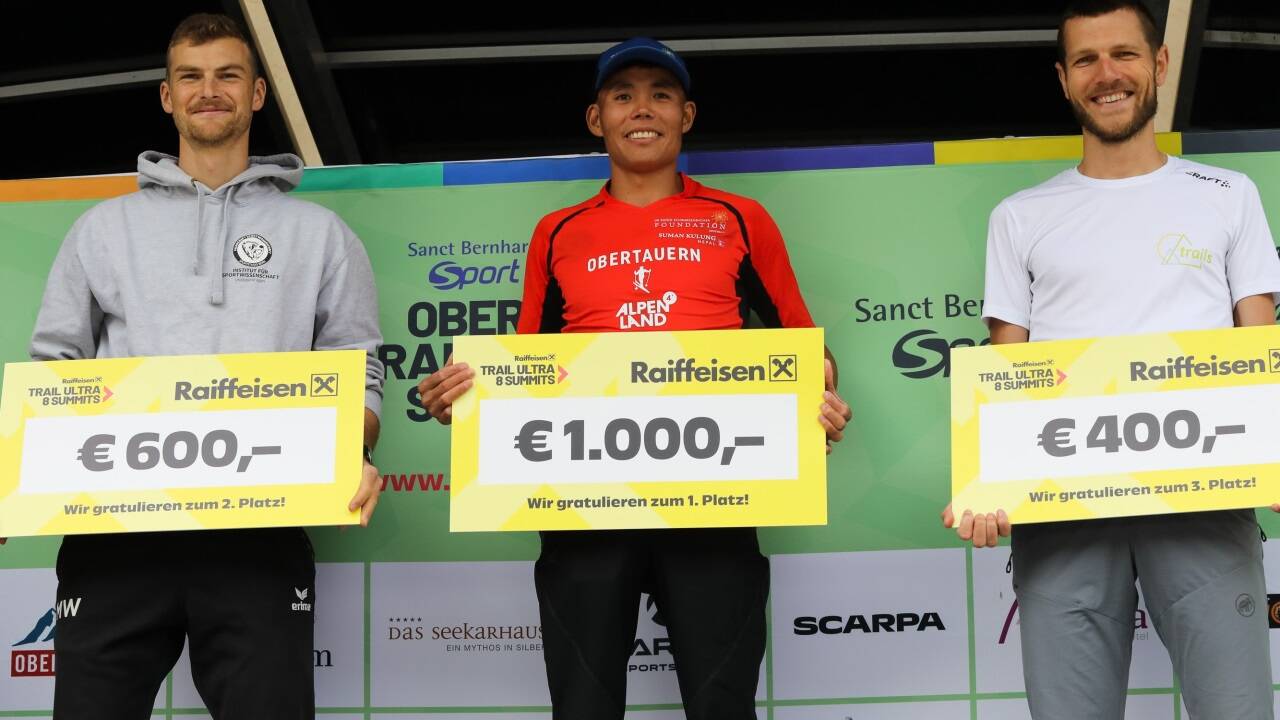 Bei den Herren siegte Suman Kulung vor Marlon Widmer und Filip Reiskup.  