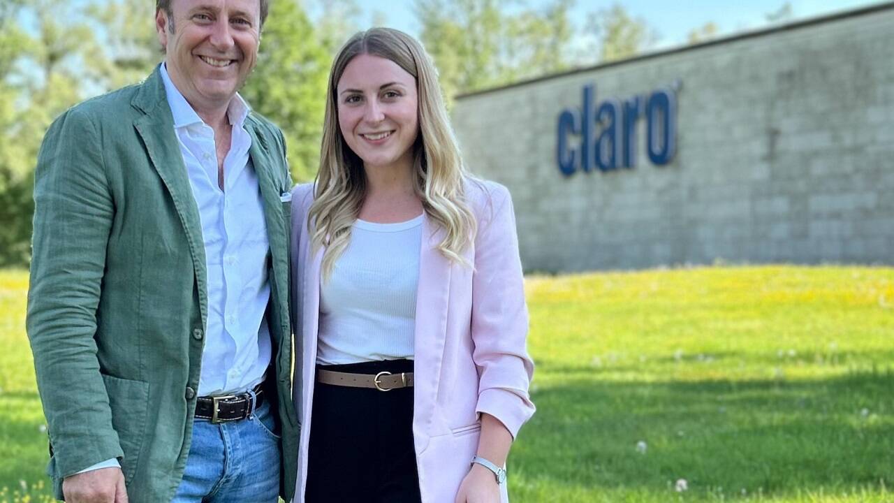 Josef Dygruber mit Co-Geschäftsführerin und Tochter Laura. 