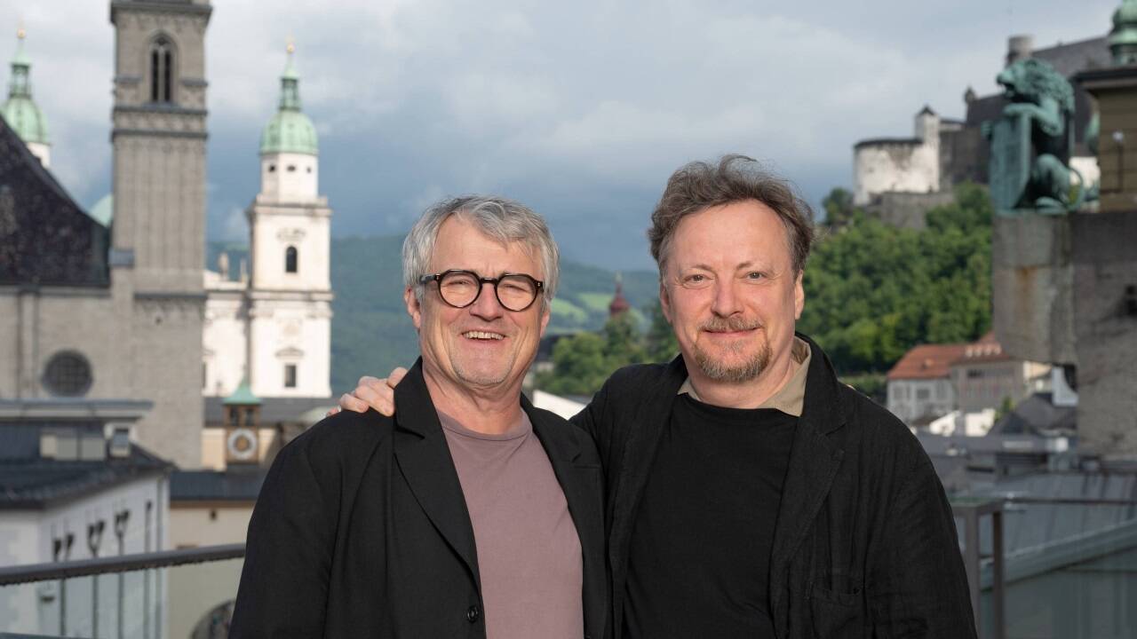 Dirigent Ingo Metzmacher und Bariton Georg Nigl 