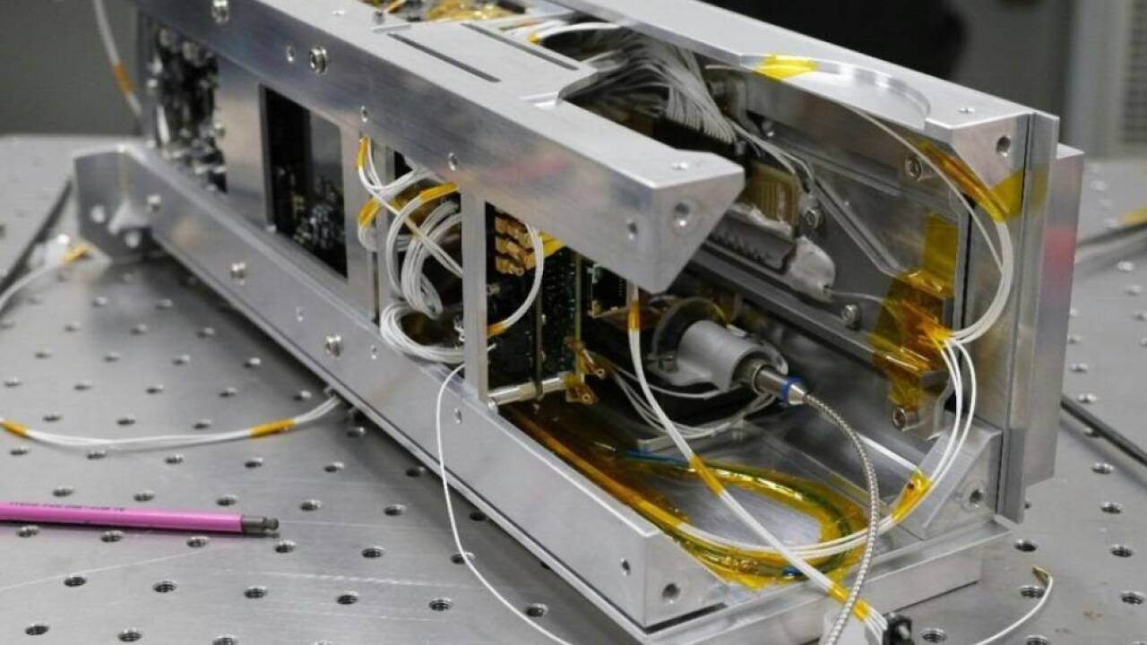 Das Innenleben des Quantencomputers während der Montage 