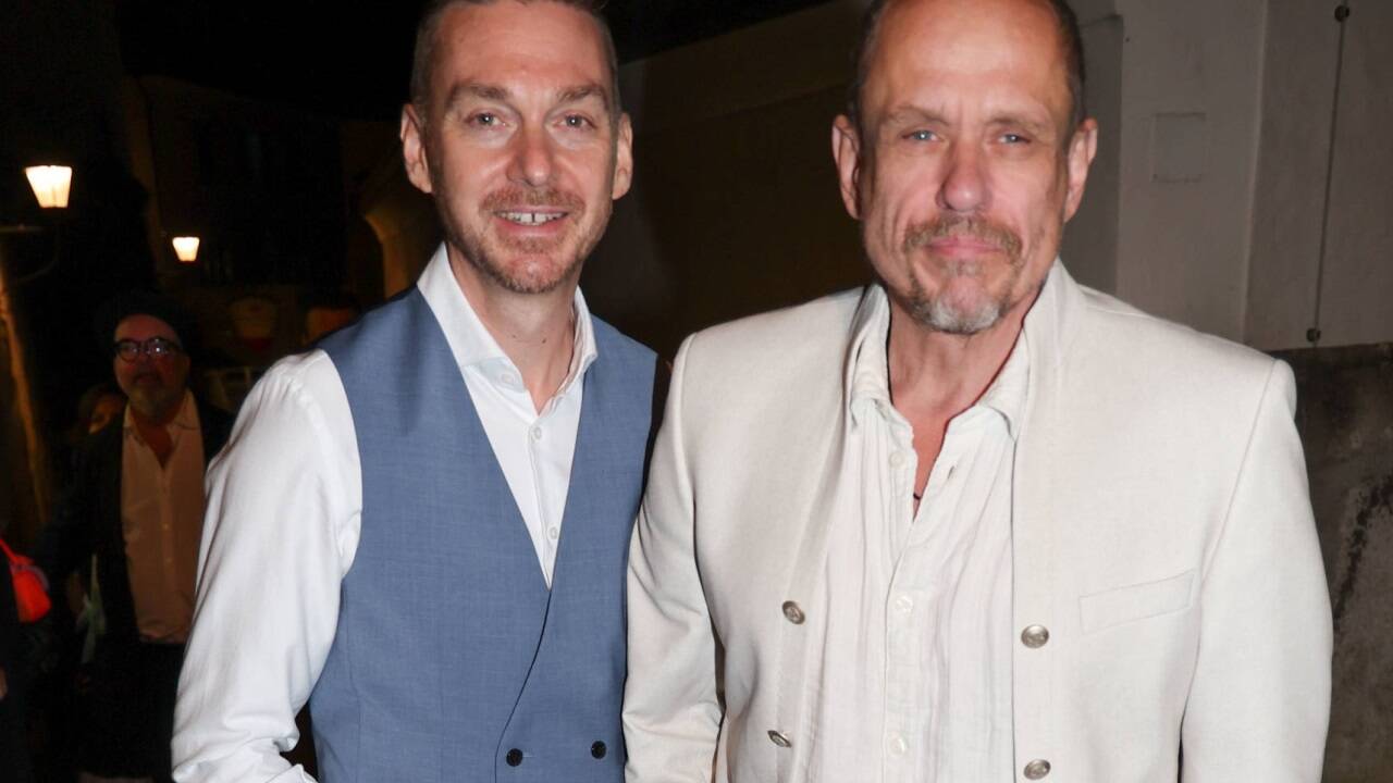 Gery Keszler (r.) mit Miha Veberic. 