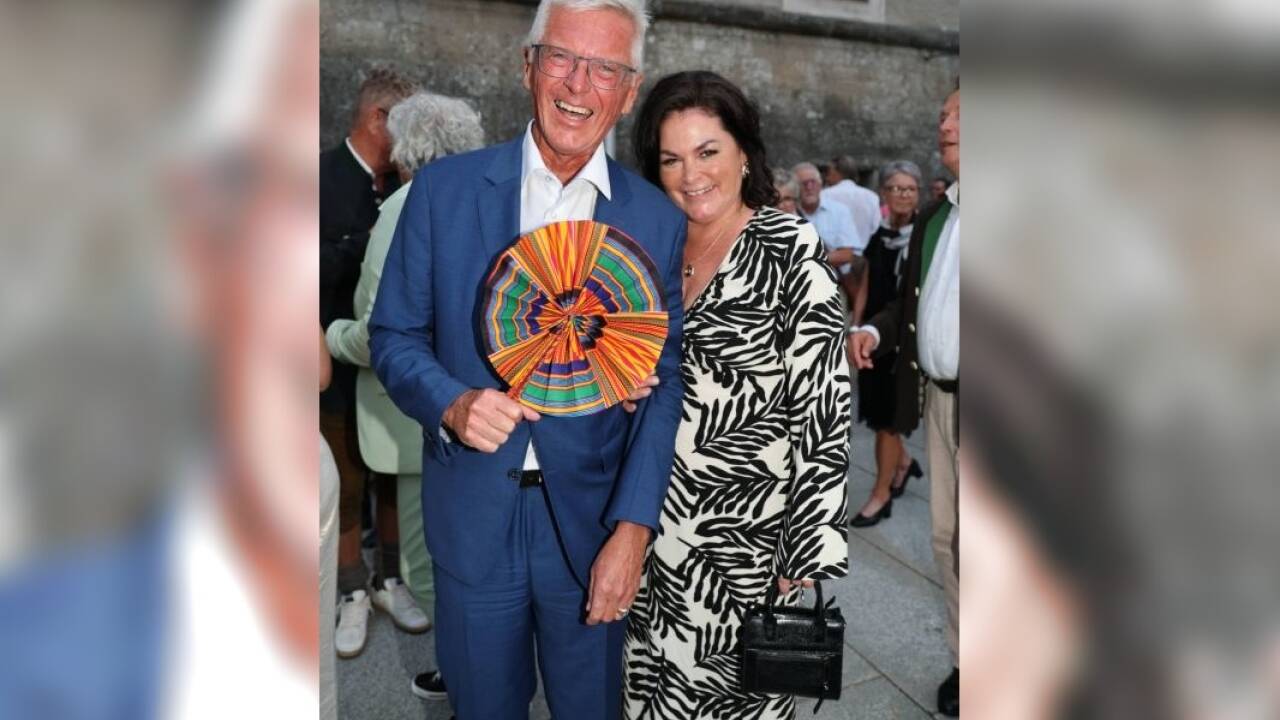 Der ehemalige Staatssekretär Eduard Mainoni mit seiner Partnerin.  