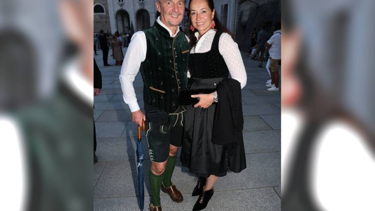 Landesrat Martin Zauner mit Partnerin Manuela Koppitsch. 