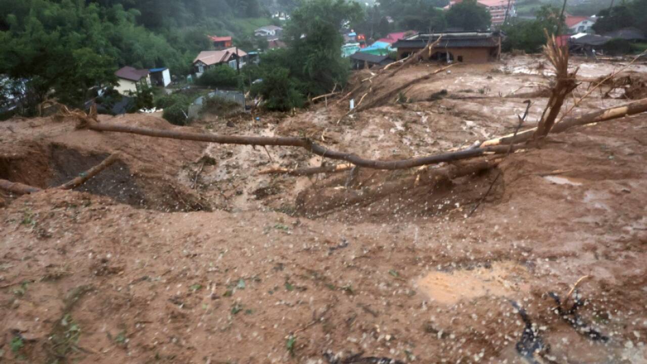 Verwüstungen in Südkorea Verwüstungen in Südkorea