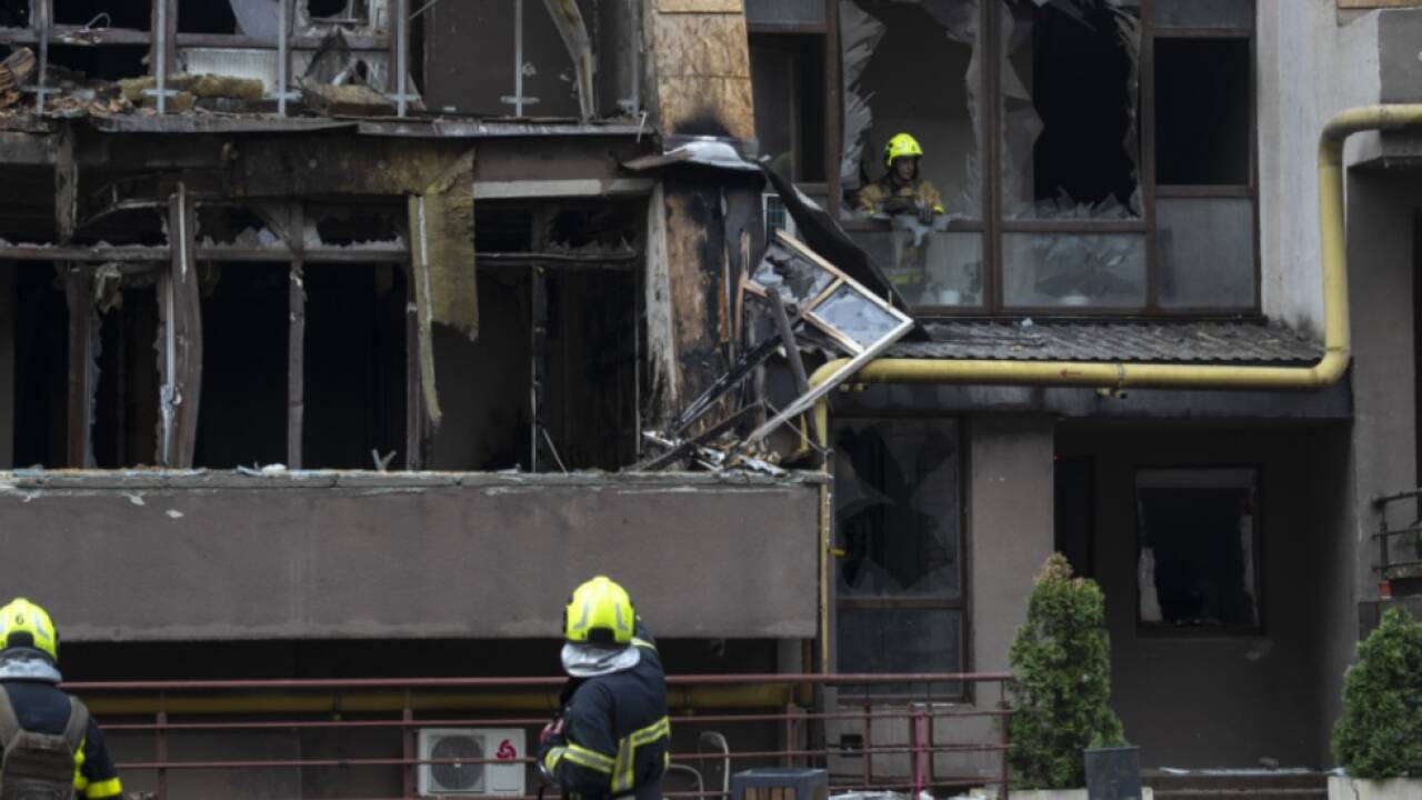 Zahlreiche Gebäude in Kiew wurden zerstört Zahlreiche Gebäude in Kiew wurden zerstört