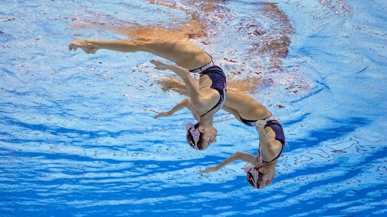 Szenen ihres Duetts.  