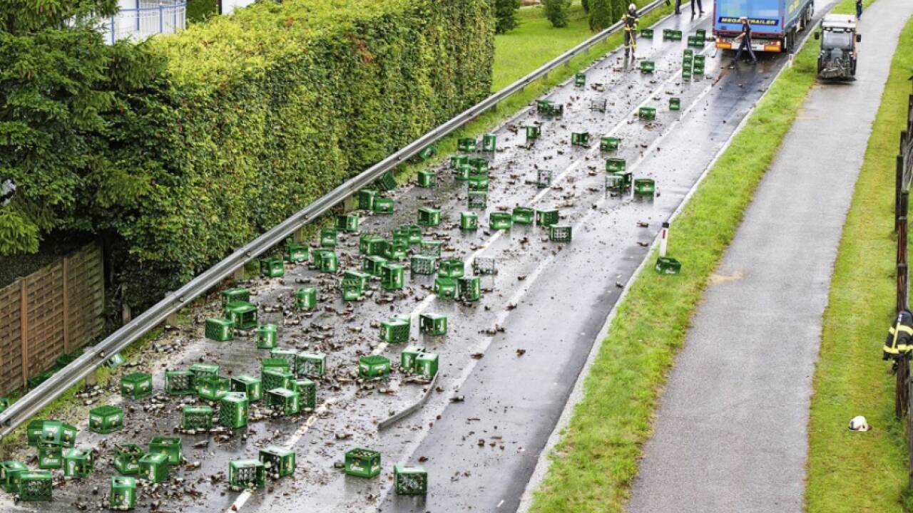 Die Aufräumarbeiten dauerten mehrere Stunden 