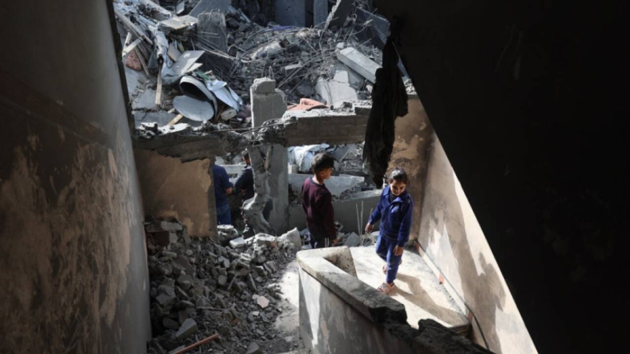 Deir al-Balah ist bereits von Luftangriffen gezeichnet Deir al-Balah ist bereits von Luftangriffen gezeichnet