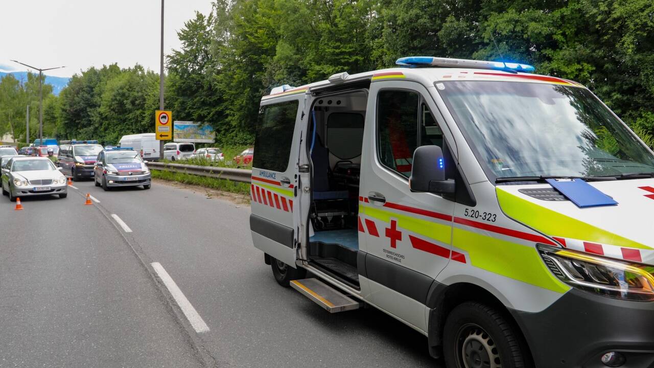 Bilder vom Unfalleinsatz. 