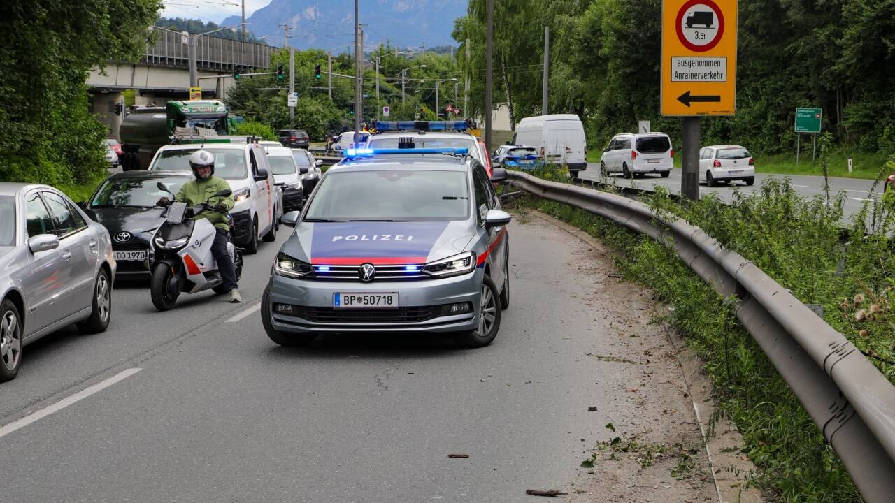 Bilder vom Unfalleinsatz. 