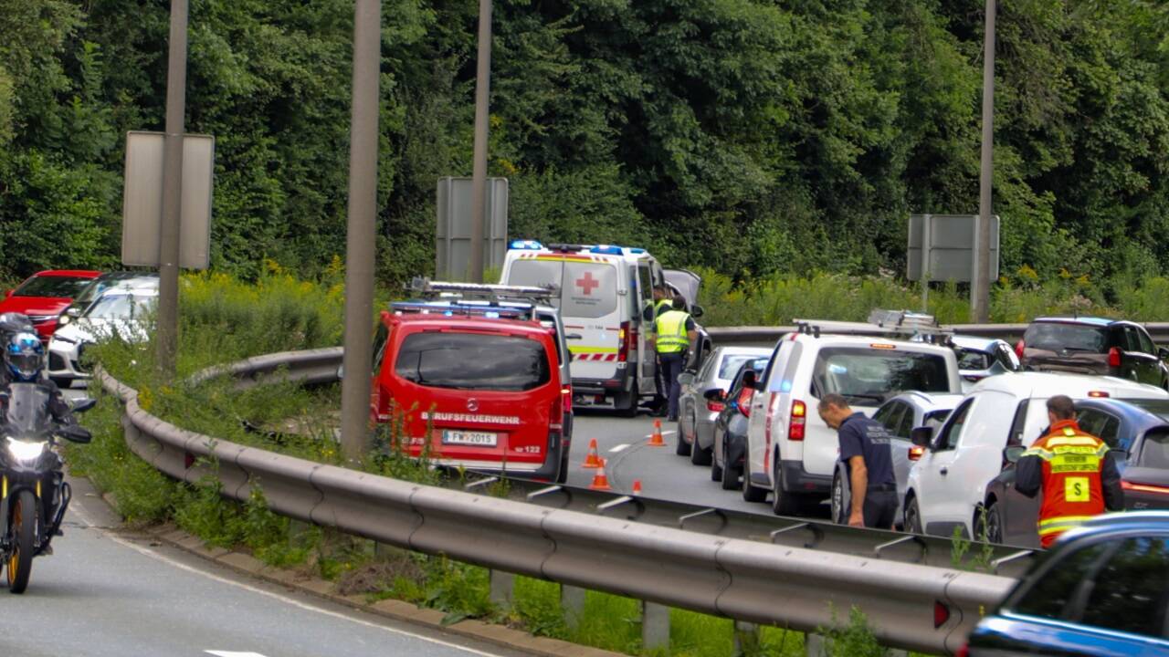 Bilder vom Unfalleinsatz. 