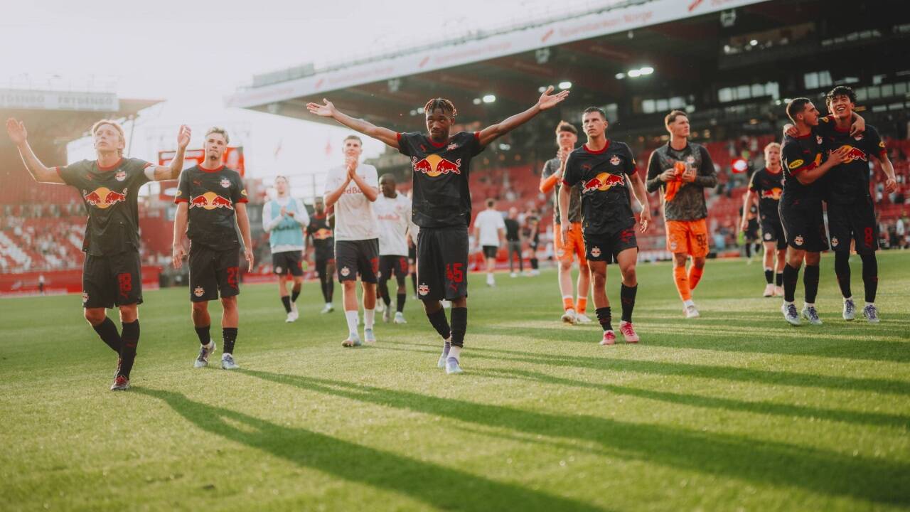Red Bull Salzburg jubelt über einen gelungenen Saisonstart. 