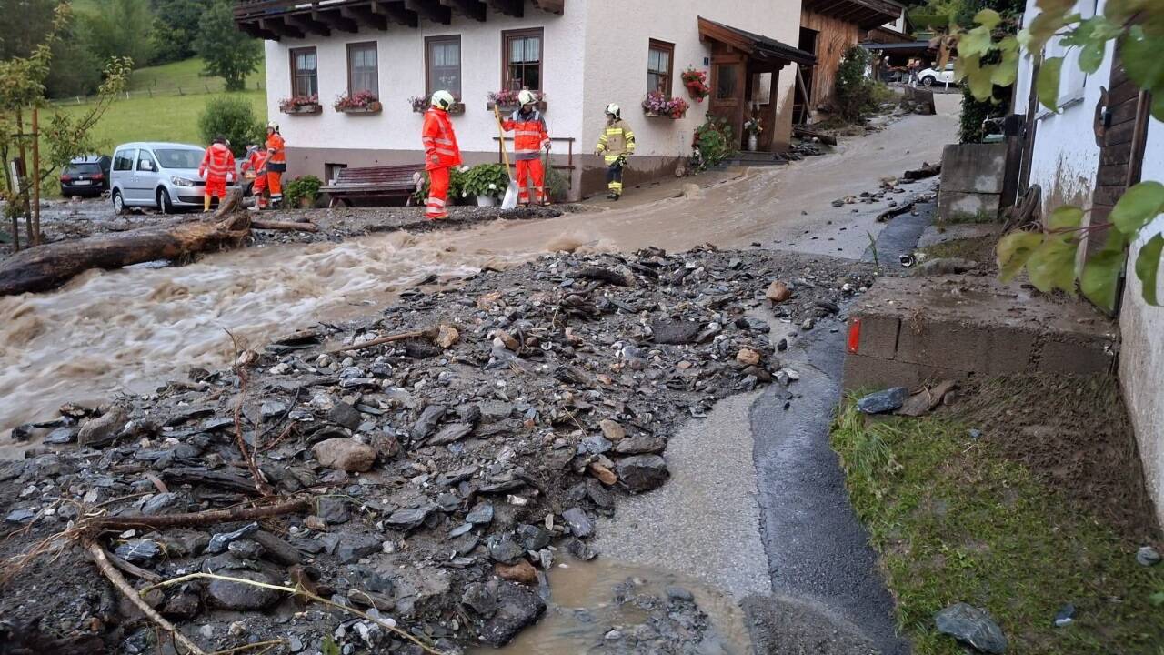 Bilder von den Unwetterschäden in Bruck. 