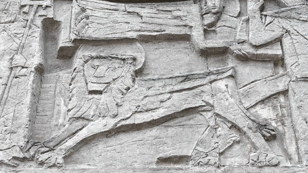 Reliefdetail.  