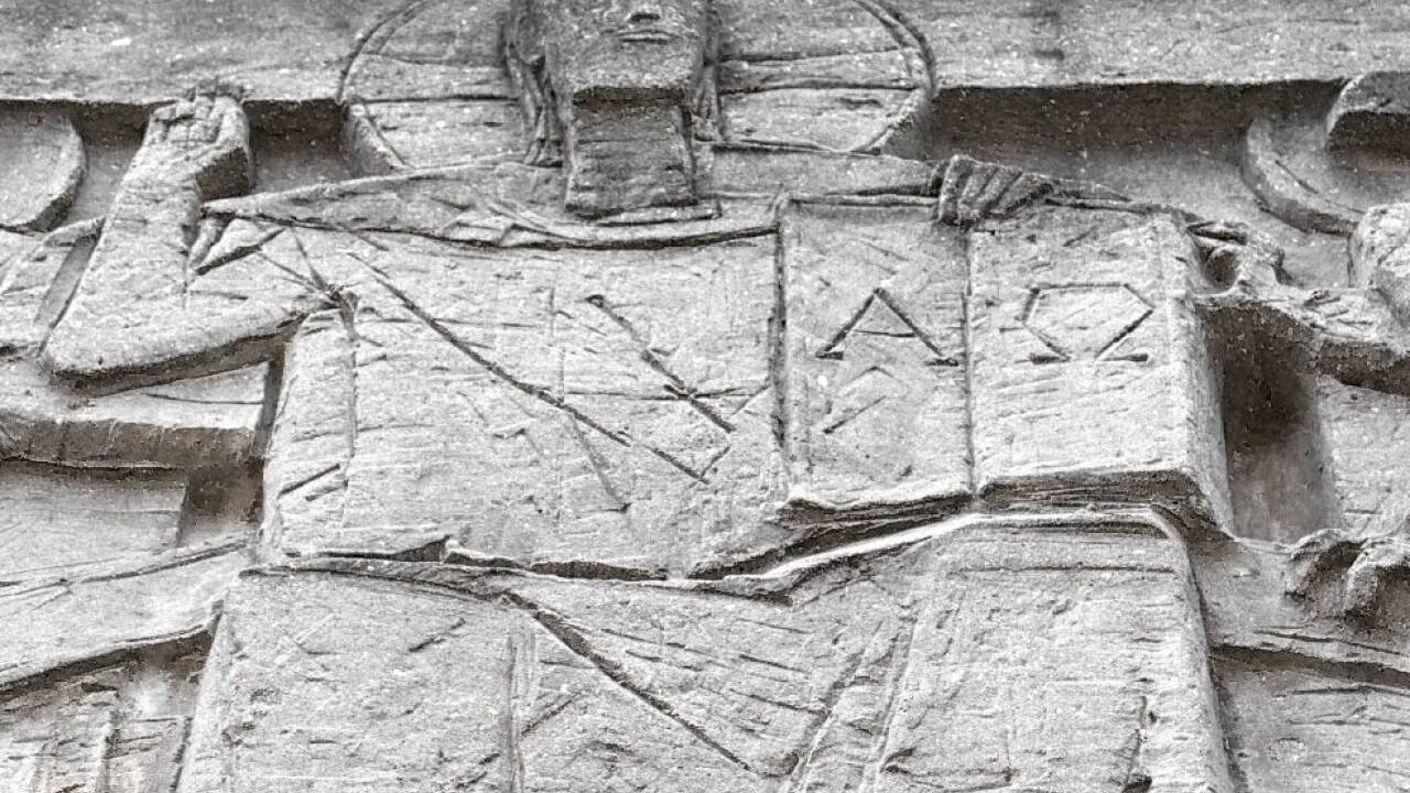 Reliefdetail.  