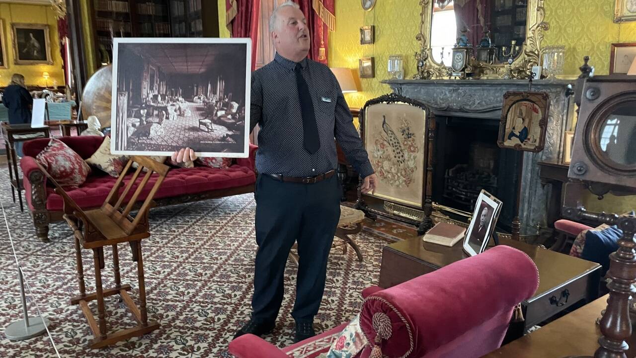 Blick ins Interieur von Kilkenny Castle ... 