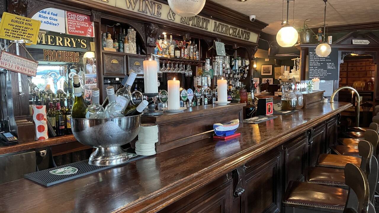 Irish Pub bei Waterford. 
