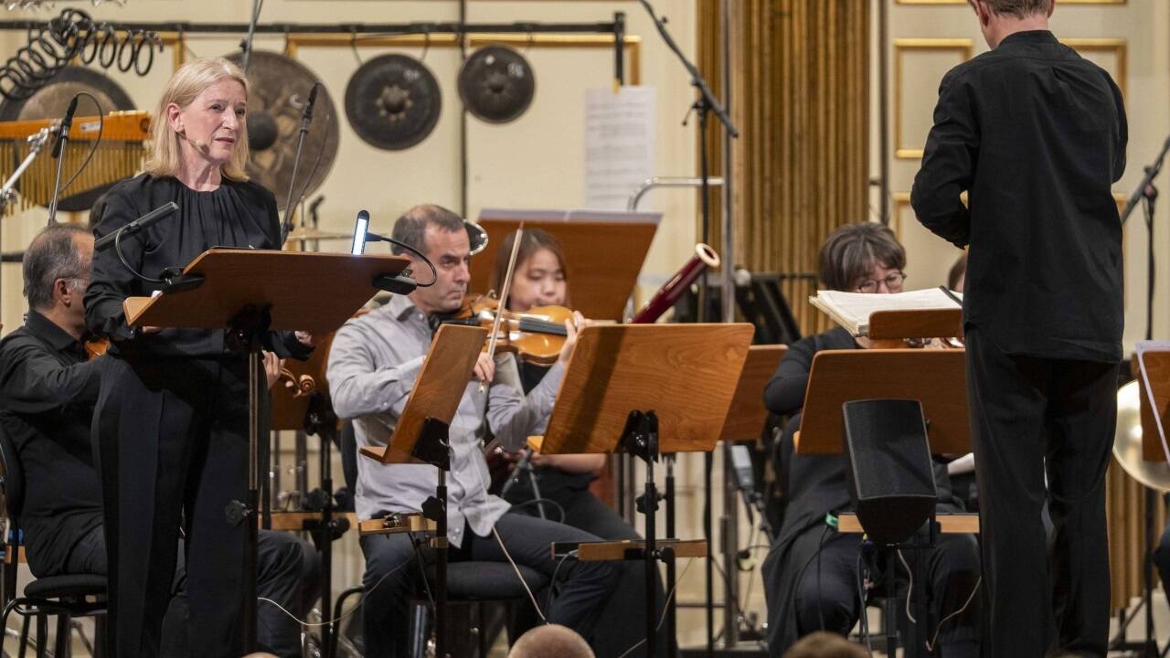 Schauspielerin Dagmar Manzel gestaltete die Partie der Kassandra.  