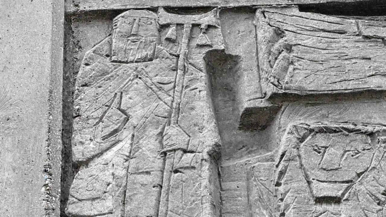 Reliefdetail.  