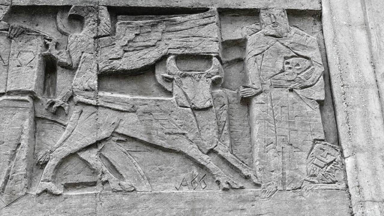 Reliefdetail.  