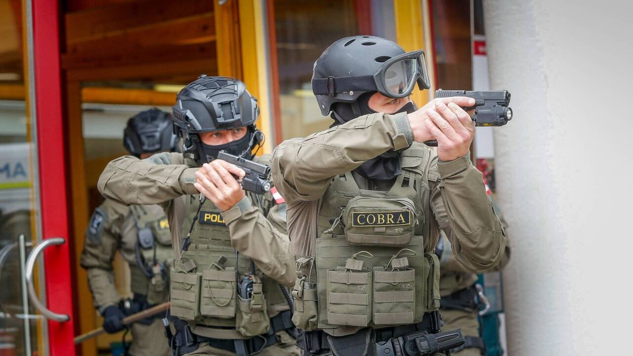 Auch die Cobra war im Einsatz. Auch die Cobra war im Einsatz.