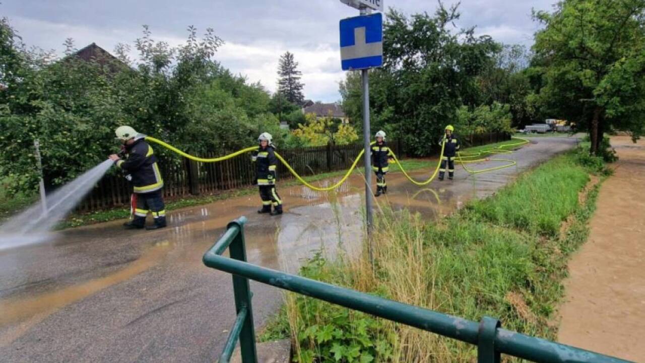 Feuerwehr im Kampf gegen die Fluten 