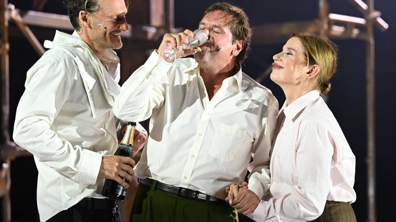 Szene aus „Die letzten Tage der Menschheit“ auf der Pernerinsel. 