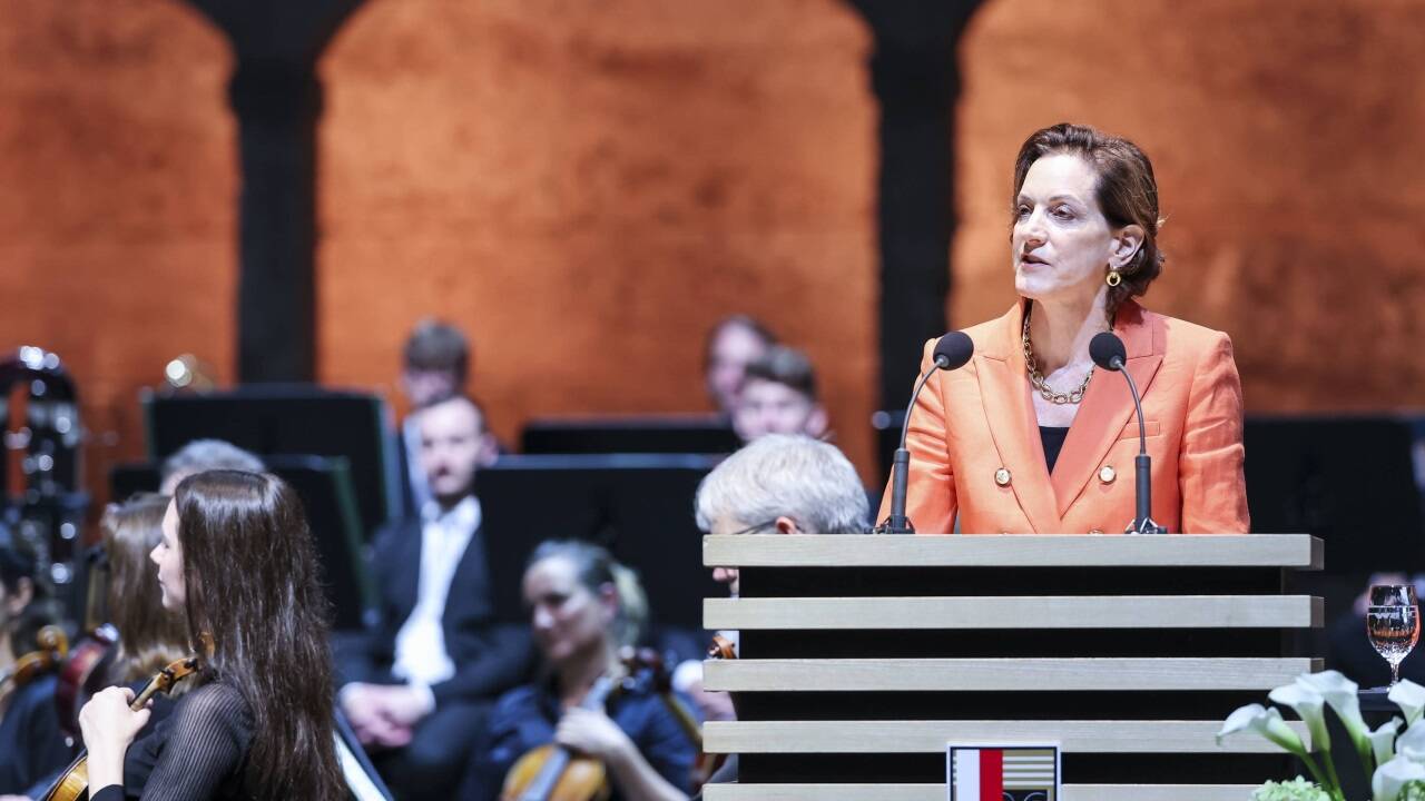  Anne Applebaum bei ihrer Festrede. 