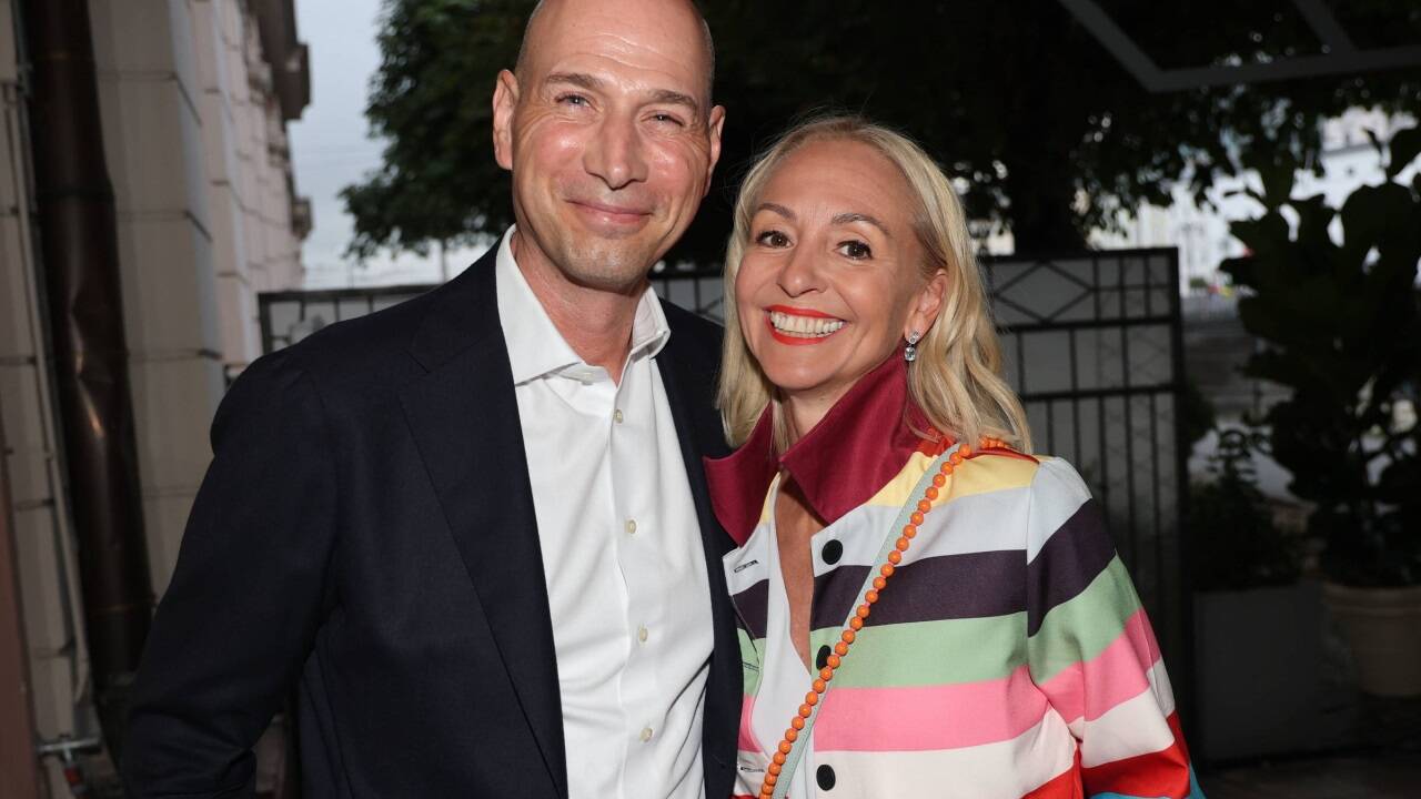 Salzburger Unternehmer Ulli Kücher mit Ehefrau Martina Fleischer-Kücher. 