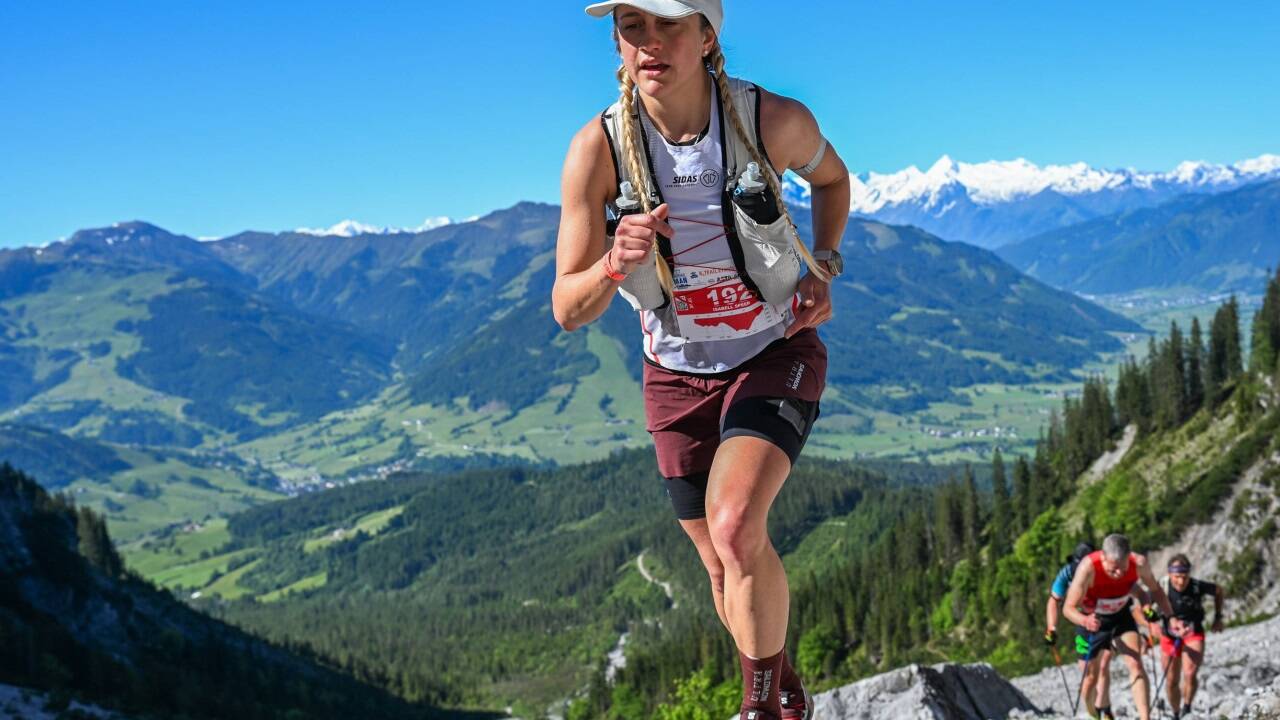 Isabell Speer bei einem Rennen im Hochkönig-Gebiet. Isabell Speer bei einem Rennen im Hochkönig-Gebiet.