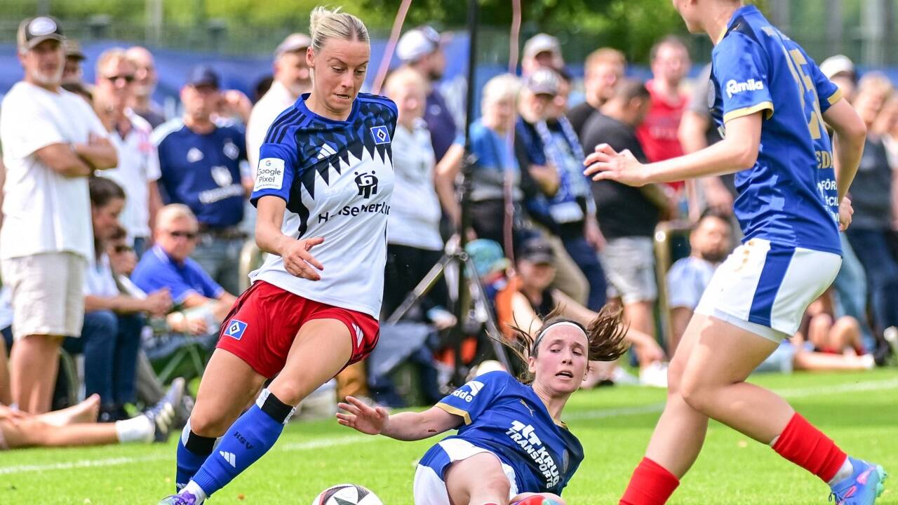 Sophie Hillebrand glänzte im Trikot des HSV bereits in den Testspielen.  