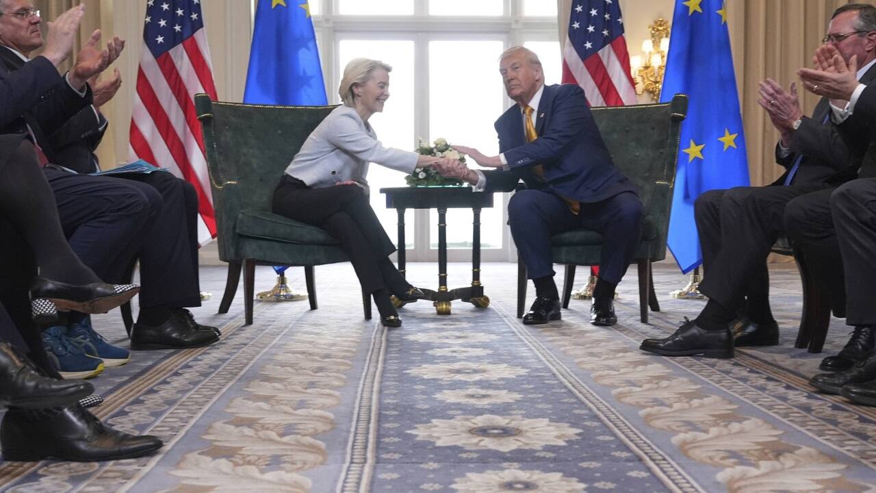 Um ihre Zusagen, die sie dem US-Präsidenten Donald Trump in Schottland gemacht hat, einzuhalten, ist EU-Kommissionspräsidentin Ursula von der Leyen stark von den EU-Mitgliedsstaaten abhängig. 