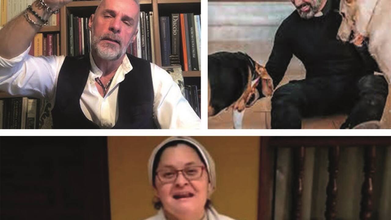 Influencer im Namen Gottes: Fábio de Melo (oben), Giuseppe Fusari und Don Cosimo Schena (Mitte), Xiskya Valladares (unten). Influencer im Namen Gottes: Fábio de Melo (oben), Giuseppe Fusari und Don Cosimo Schena (Mitte), Xiskya Valladares (unten).