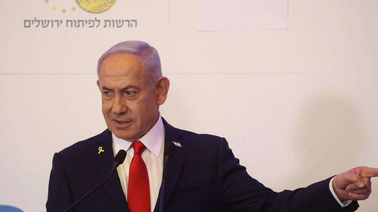Benjamin Netanyahu.   Benjamin Netanyahu.