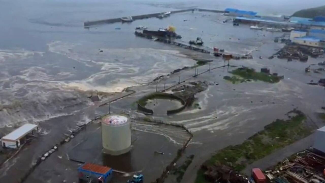 Tsunami traf auf russische Inseln 