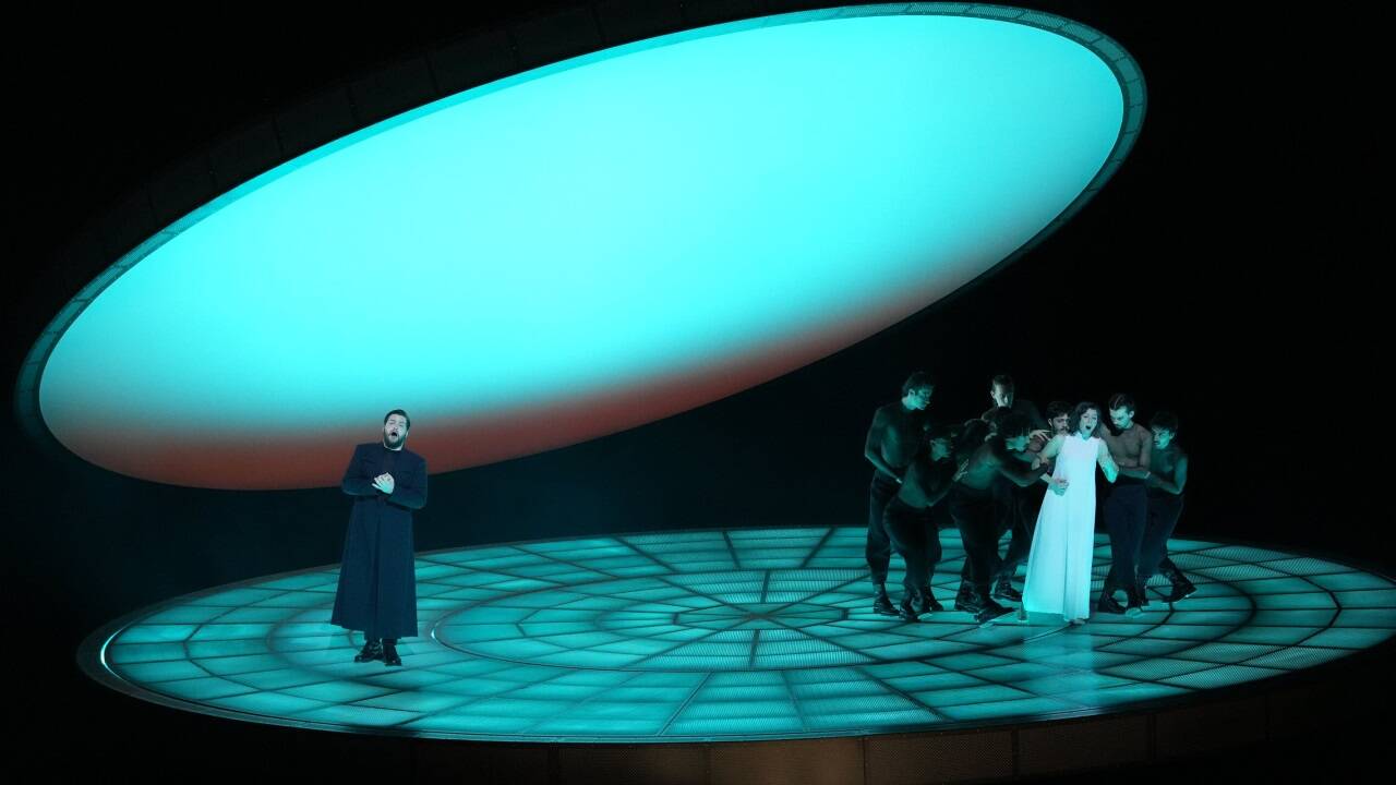 Lisette Oropesa (Maria Stuarda) und Aleksei Kulagin (Giorgio Talbot). 