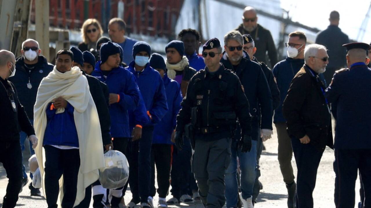 Italien hatte Migranten nach Albanien gebracht (Archivbild) 