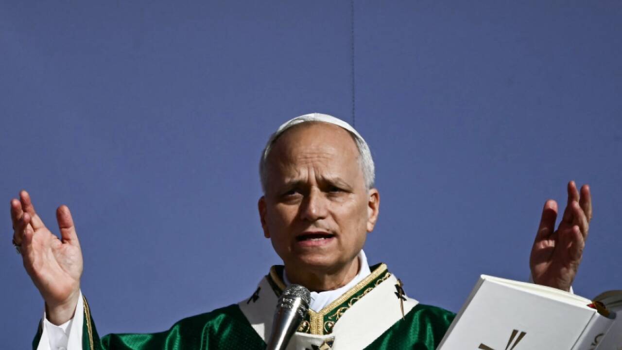 Papst Leo feierte mit Jugendlichen die Sonntagsmesse 