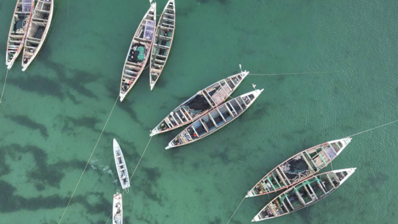 Afrikanische Flüchtlingsboote auf der Atlantikroute 