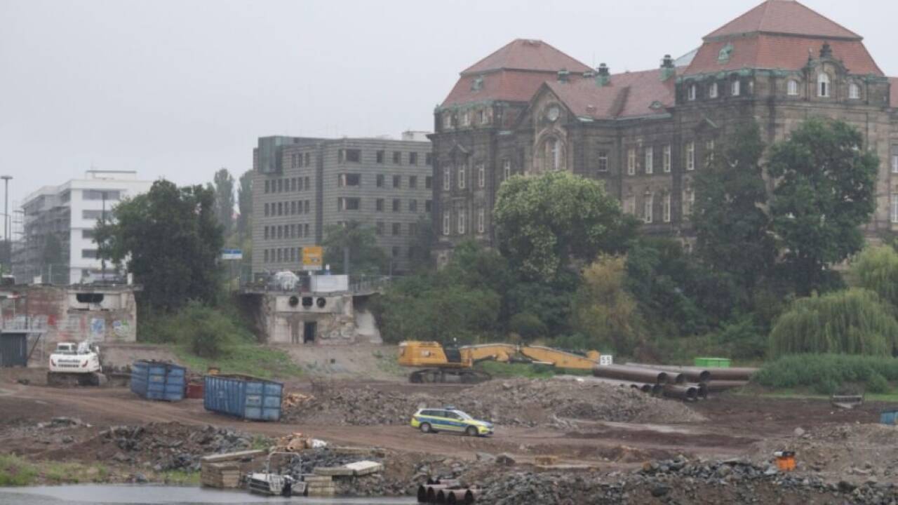 Weltkriegsbombe an Dresdner Carolabrücke entdeckt 