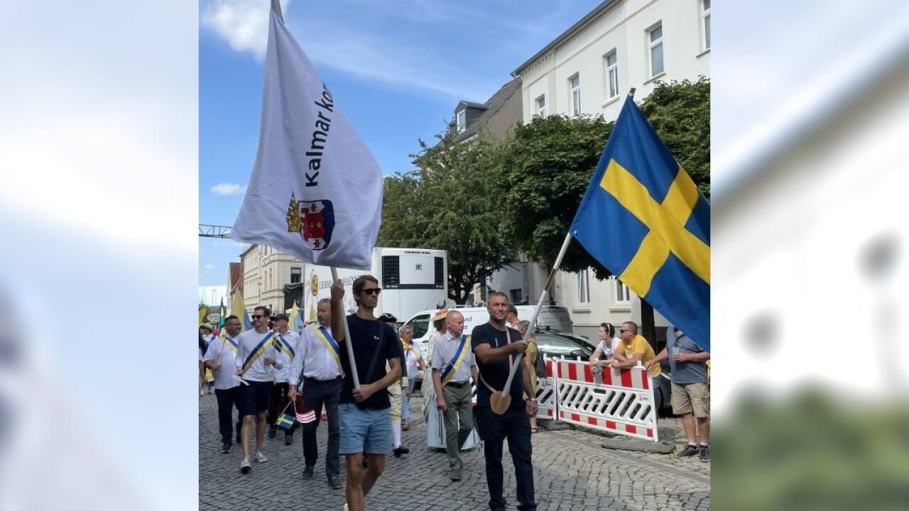 ... und sogar eine Delegation von Wismars schwedischer Partnerstadt Kalmar ... 