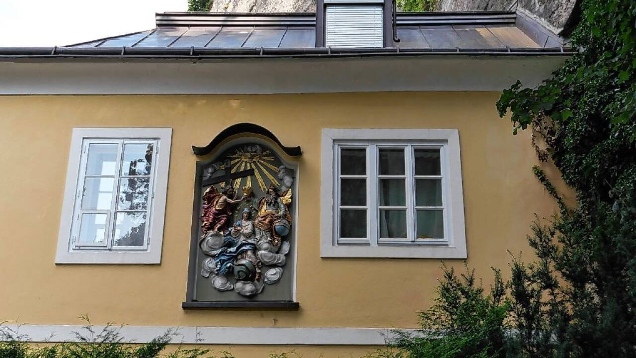 In der Nachbarschaft ist diese Madonna zu bewundern.  