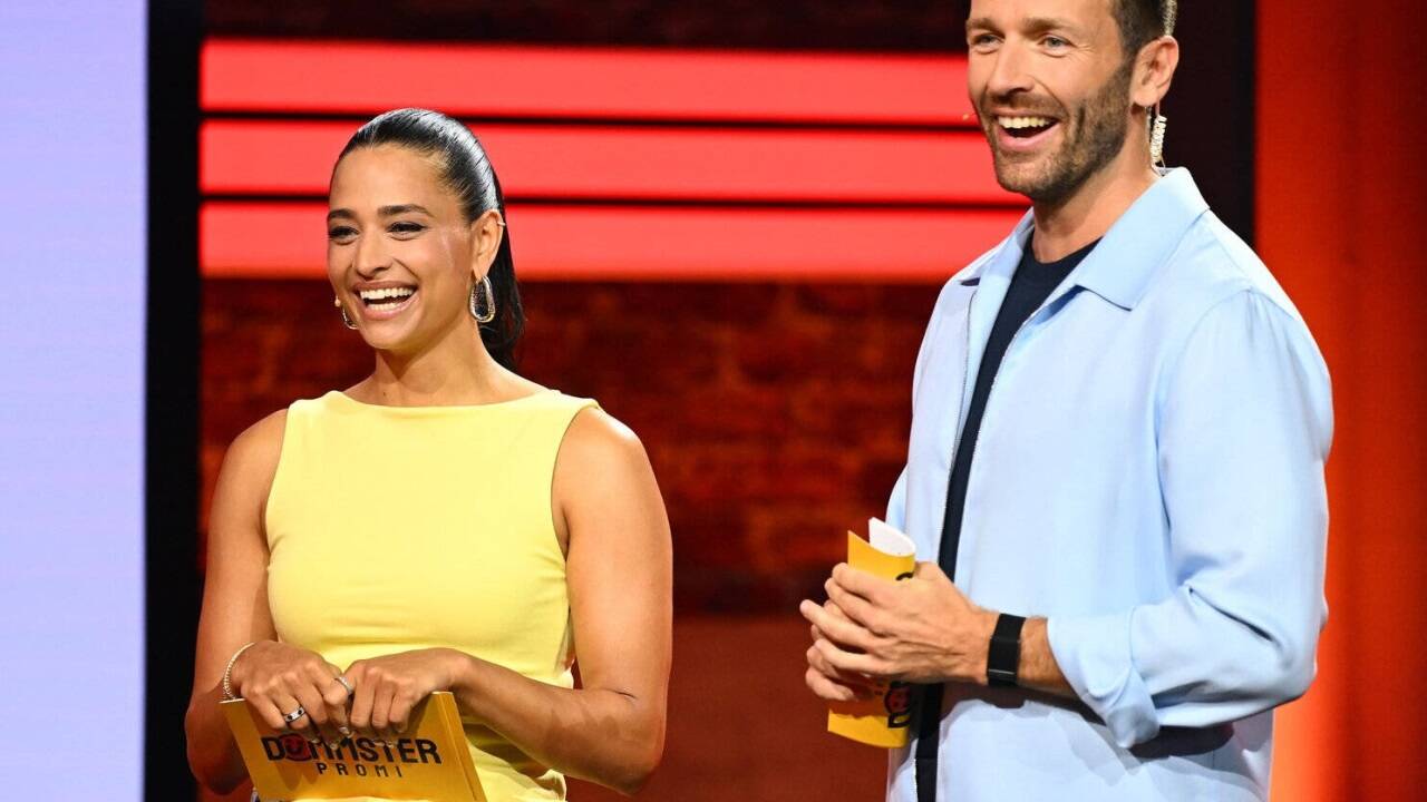  Amira Aly und Christian Düren suchen bald „Deutschlands dümmsten Promi“.  