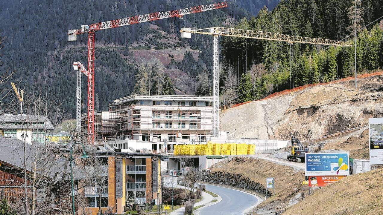 Aktuell wird in Werfenweng an zwei neuen Hotelanlagen gebaut. 